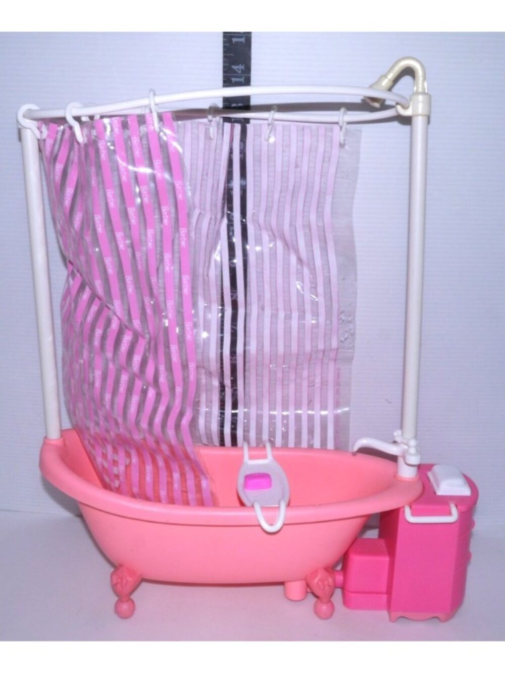 Vintage Barbie doll house bathtub, shower Mattel 1992 As Is, Doesn't Work